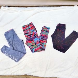 3 pairs medium leggings lot